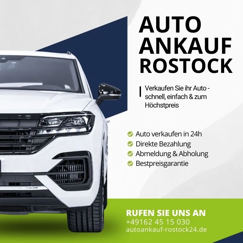 Autoankauf Rostock | Verkaufen Sie ihr Auto - schnell, einfach und zum Höchstpreis